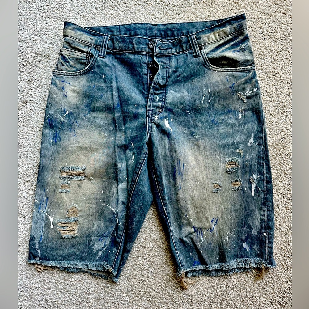 PRPS men's denim shorts, size 36